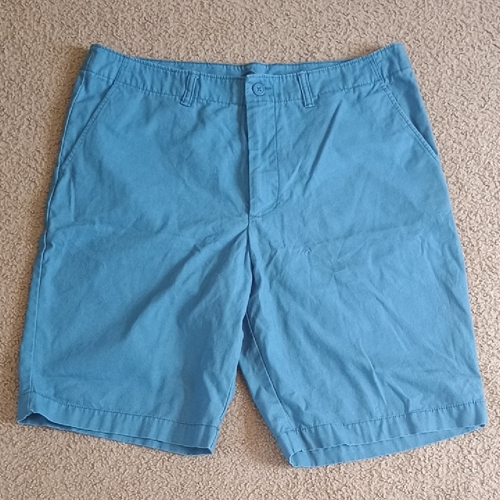 Old Navy Men's Light Blue Flat Front Shorts